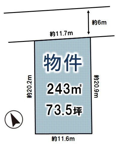 下野市駅東４丁目　の区画図