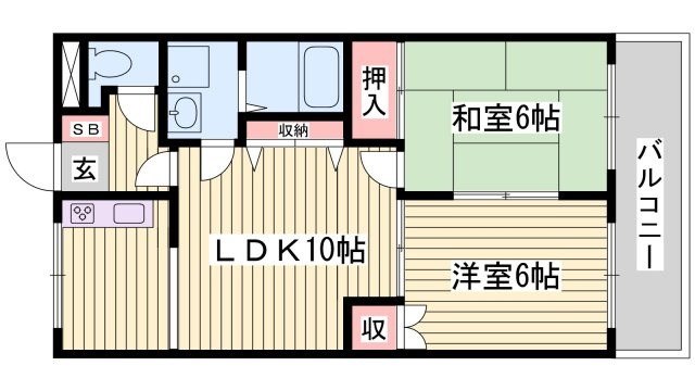 ピア・ルミナス1番館の間取り