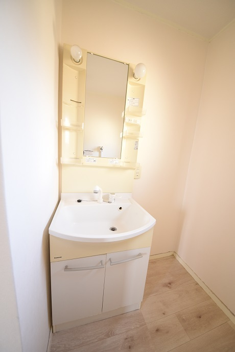 呉日興マンションの洗面所