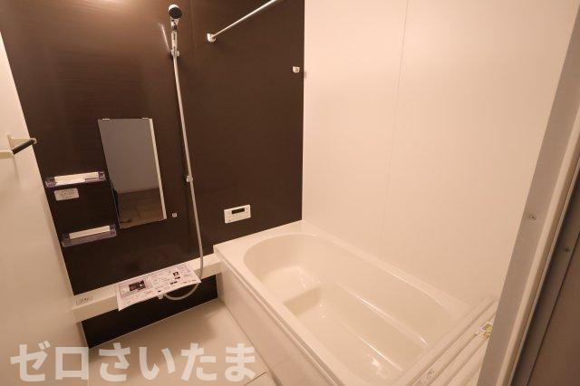 《仲介手数料無料》西区大字内野本郷929-16(全1戸)新築一戸建てリガーレの浴室|撮影日 2025年12月1日 16:00 晴れ
