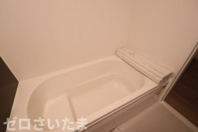 《仲介手数料無料》西区大字内野本郷929-16(全1戸)新築一戸建てリガーレの浴室|撮影日 2025年12月1日 16:00 晴れ