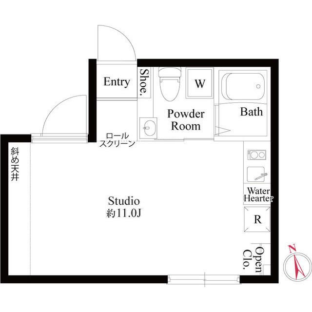 モダンテラス早稲田の間取り|☆このお部屋は仲介手数料0.55ヶ月☆