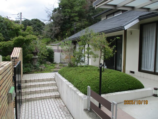 平野中古住宅の庭