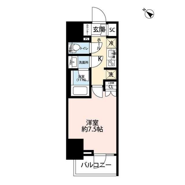 プレール・ドゥーク王子の間取り