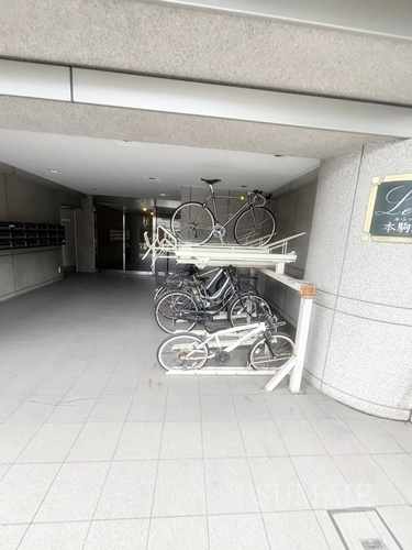 ル・シック本駒込のその他共用部分|自転車置場です