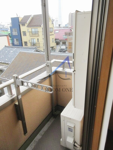 フレックス浅草のバルコニー|バルコニーです。
