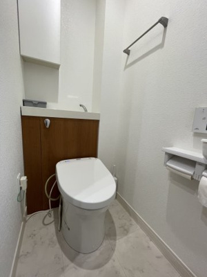 【トイレ】 | 園山２丁目 | プライベート空間として機能や内装にこだわった、優しい雰囲気のトイレはリラックス空間へ。