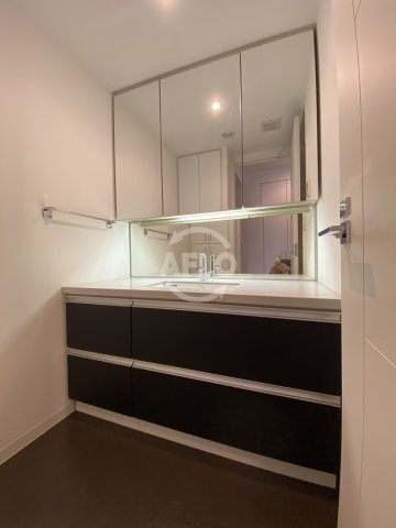 リバーサイドタワー中之島　福島小学校区のキッチン|リバーサイドタワー中之島　独立洗面台