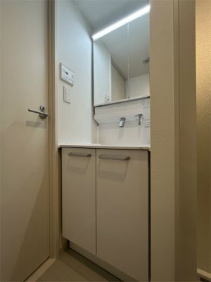 【独立洗面台】 | リブリ・Domaniふじみ | 独立洗面台、朝の身支度には欠かせません