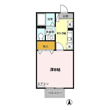 グランドール桜の間取り