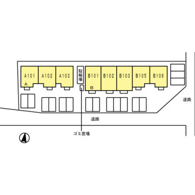 【区画図】 | エミネンス手城 A棟