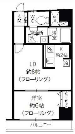 ローズガーデンの間取り|間取りです。