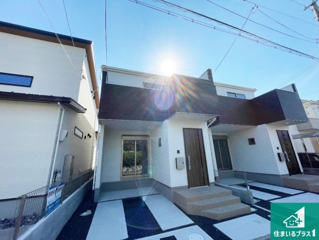 枚方市南船橋　第1期　新築一戸建ての外観|安心の10年保証！外観を美しく保ち、雨水で汚れを落とします！気になることがありましたら、お気軽にお問い合わせください！