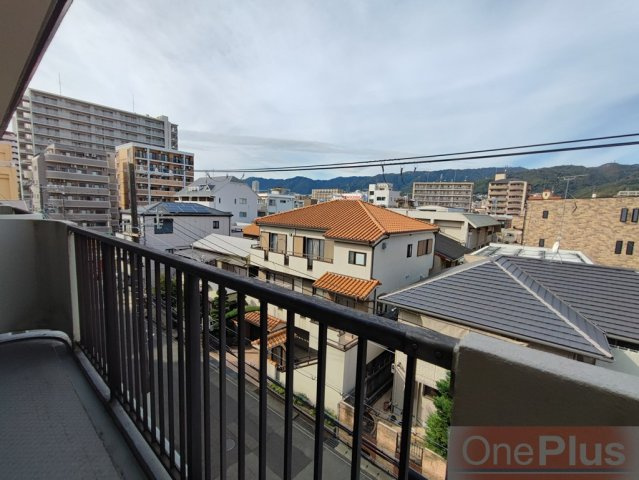 東灘スカイハイツのバルコニー