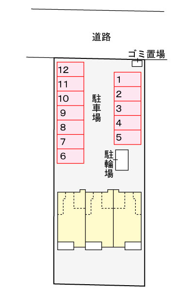スカイレジデンスⅢの区画図