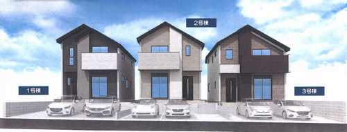 横浜市青葉区あざみ野南1期　新築戸建全3棟　3号棟の外観