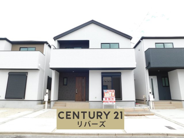 名古屋市中川区丸米町１丁目の新築一戸建の外観|☆３号棟☆　　残り１棟！！いつでも見学出来ます♪（お問合せ当日、平日、水曜、夜間でもＯＫ）　駐車並列３台ＯＫ！　多用途に使えるＤＥＮ付き！　ＷＩＣやＳＩＣなど収納豊富♪　ヨシヅヤまで徒歩３分♪