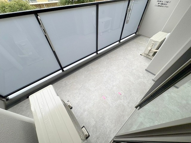 スタンズ新大阪のバルコニー