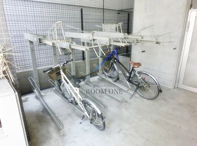 ベルファース市ヶ谷のその他共用部分|駐輪場です。