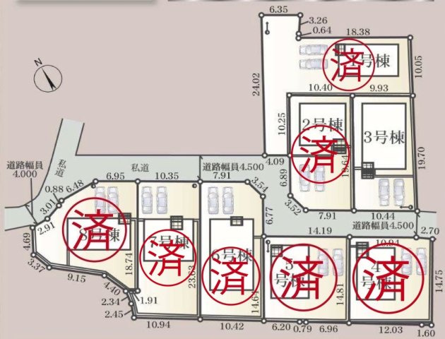 東御市常田第２の区画図