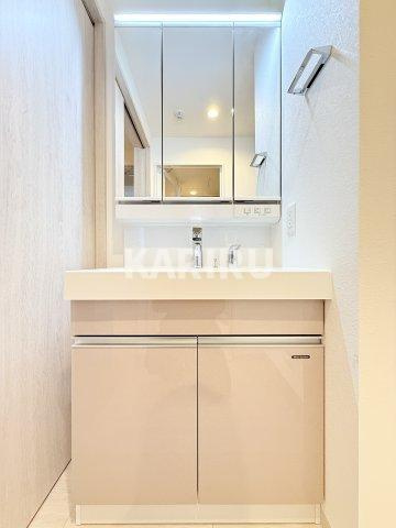 ロイジェント玉川の洗面所