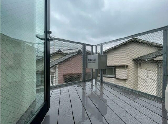 ZOOM碑文谷　ペット相談　デザイナーズ　分譲　角部屋のバルコニー