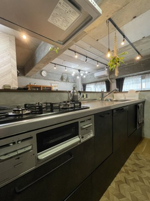 【キッチン】 | 大津スカイハイツ | お手入れも簡単にできるなど、毎日を楽しくするキッチンスペースに仕上げました

