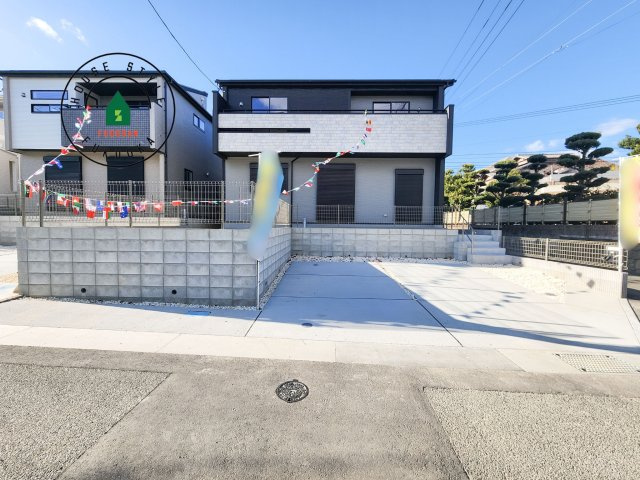 糟屋郡志免町王子2丁目第1-8棟（4号棟）の外観|デザイン性のある外観です。