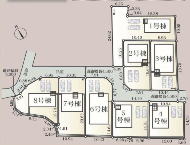東御市常田第２の区画図