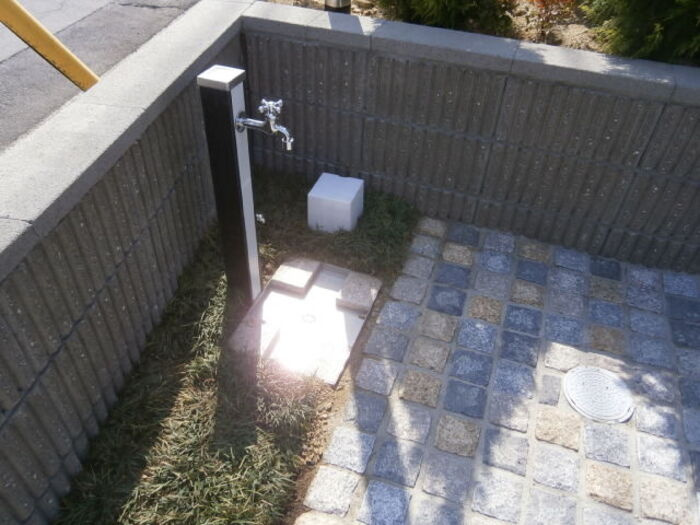 ラフィーネのその他共用部分|ペット足洗い場です