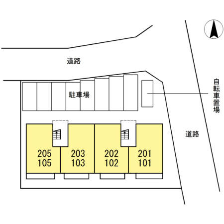 ラフィーネの区画図