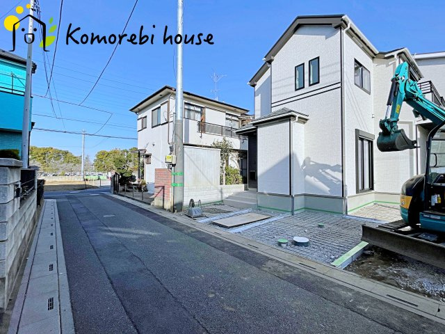 さいたま市西区指扇235番　新築一戸建て　ハートフルタウン　Aの前面道路含む現地写真|前面道路含む現地写真です