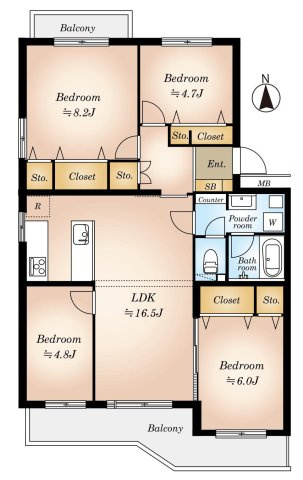 府中市晴見町２丁目の中古マンション