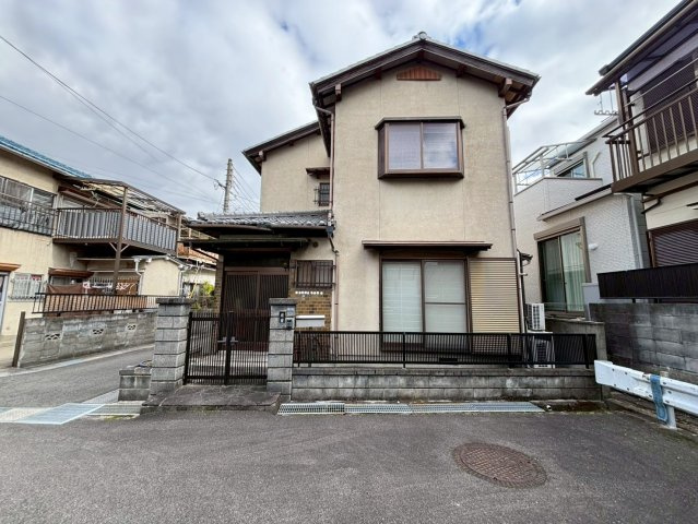 神足3丁目　建築条件無し土地の外観|【前道】