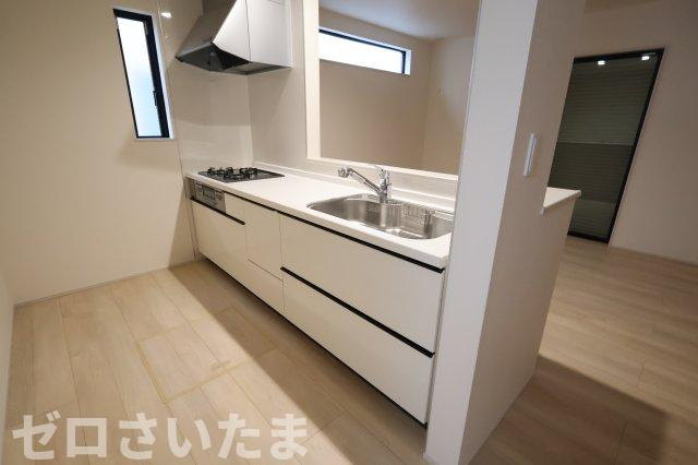 《仲介手数料無料》桜区大字白鍬25-6(全1戸)新築一戸建てハートフルタウンのキッチン