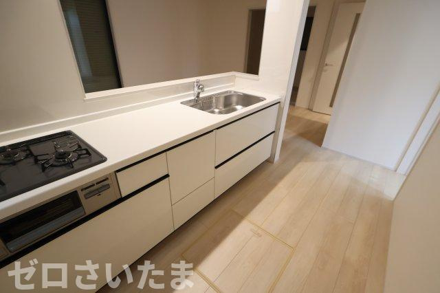 《仲介手数料無料》桜区大字白鍬25-6(全1戸)新築一戸建てハートフルタウンのキッチン