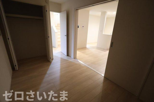 《仲介手数料無料》桜区大字白鍬25-6(全1戸)新築一戸建てハートフルタウンの洋室
