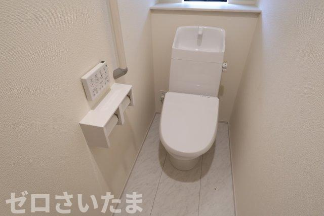 《仲介手数料無料》桜区大字白鍬25-6(全1戸)新築一戸建てハートフルタウンのトイレ
