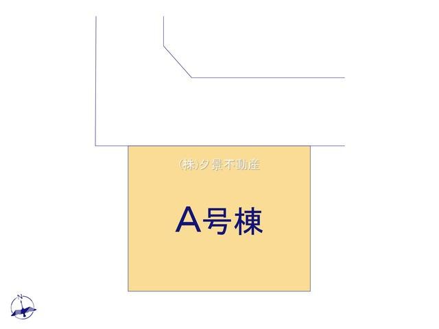 《仲介手数料無料》桜区大字白鍬25-6(全1戸)新築一戸建てハートフルタウンの区画図
