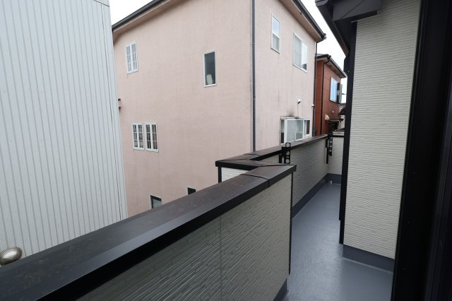 《仲介手数料無料》桜区大字白鍬25-6(全1戸)新築一戸建てハートフルタウンのバルコニー