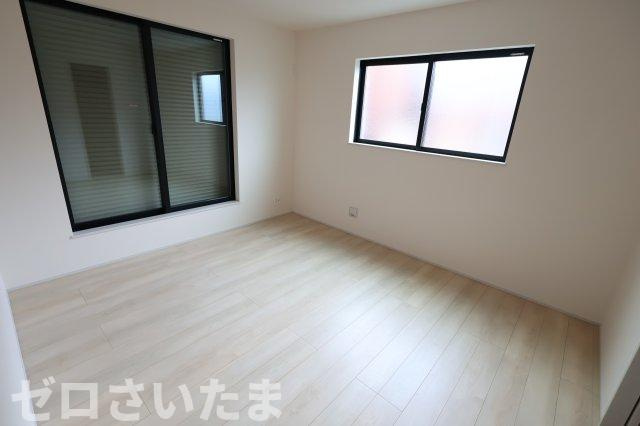 《仲介手数料無料》桜区大字白鍬25-6(全1戸)新築一戸建てハートフルタウンの洋室