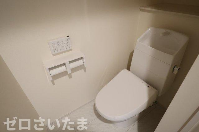 《仲介手数料無料》桜区大字白鍬25-6(全1戸)新築一戸建てハートフルタウンのトイレ