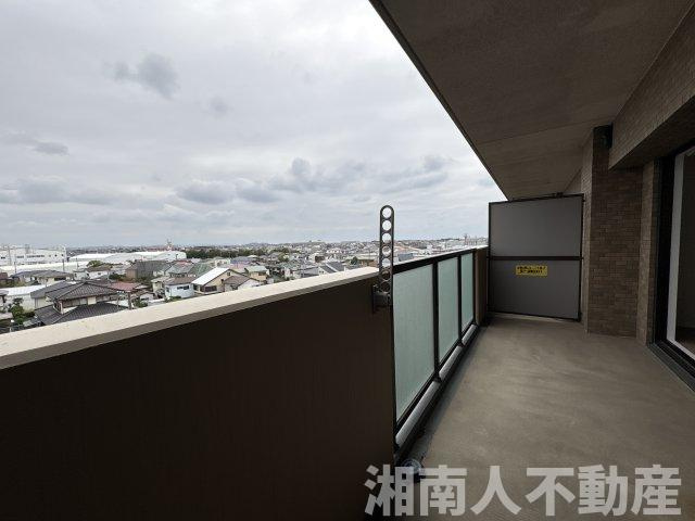 グレイス茅ヶ崎ソレアードのバルコニー|外からの目が気にならないバルコニーで洗濯物が干せます