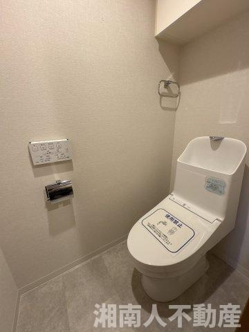 グレイス茅ヶ崎ソレアードのトイレ|ゆったりとした空間のトイレです