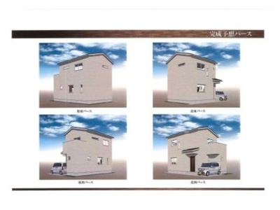 【外観パース】 | 逢坂１丁目 | 完成予想パース①