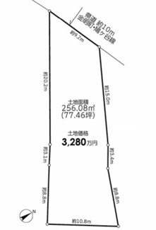 【土地図】 | 川口市安行吉岡　土地