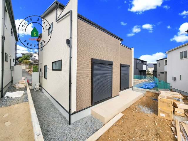 糟屋郡志免町王子2丁目第1-8棟（7号棟）の外観|デザイン性のある外観です。