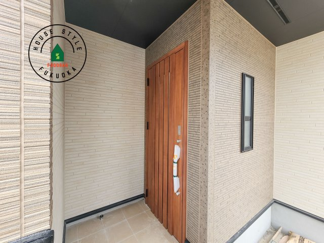 糟屋郡志免町王子2丁目第1-8棟（7号棟）の外観：施工例|おでかけの時も帰った時も、「我が家」を最初に感じでもらえる素敵な空間に。