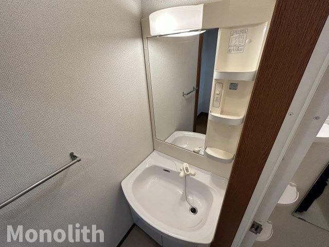 グリシーナコートの洗面所