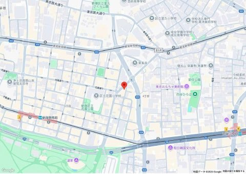 四谷４丁目３２番４号ビルの地図